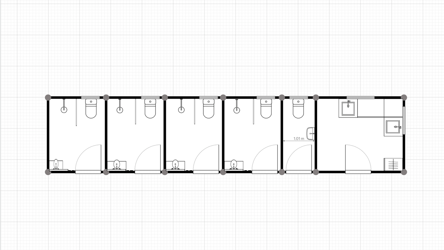 Portable Bathrooms Toilet Blocks  (Ablution Blocks)